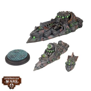 Dystopian Wars: Descartes Battlefleet Set