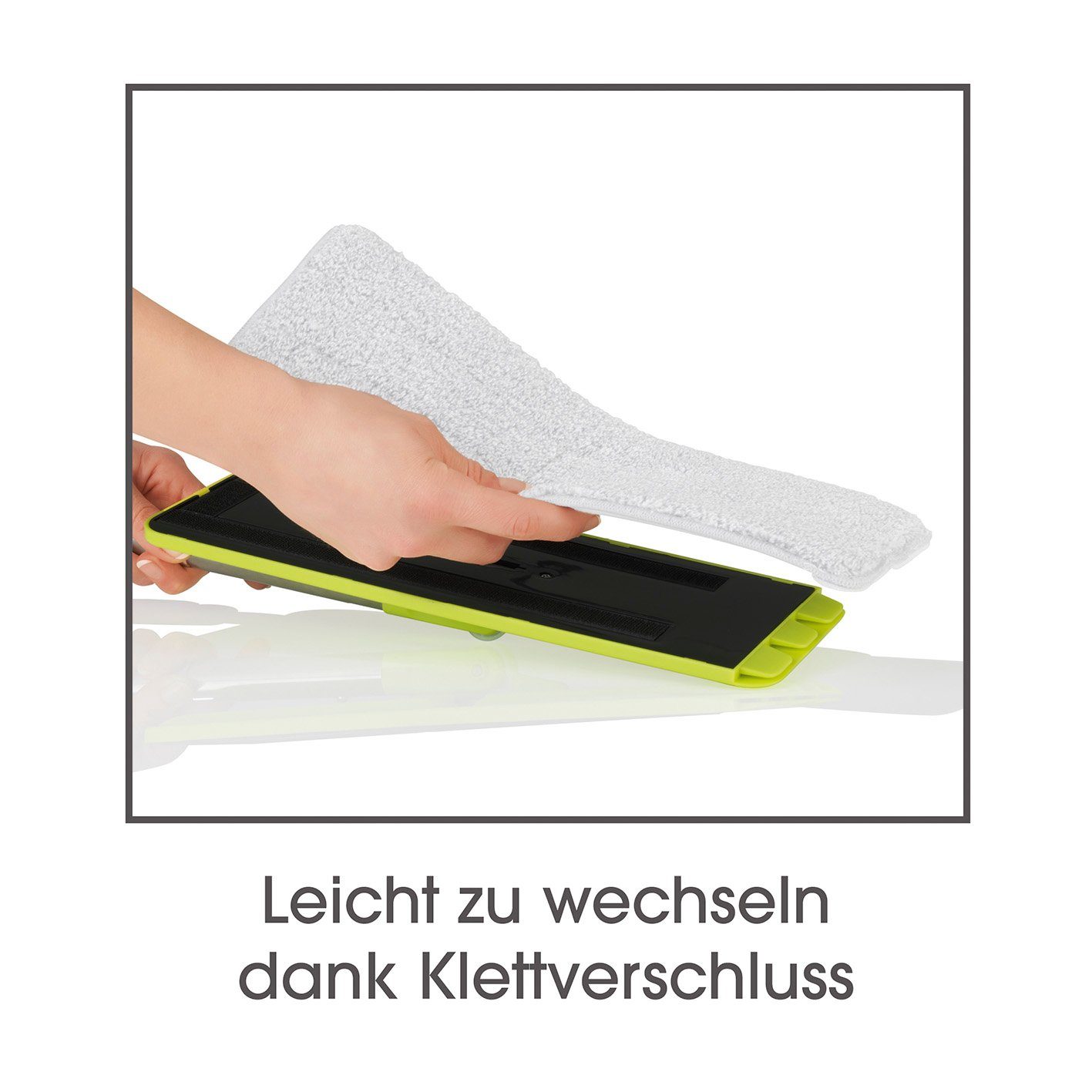 CLEANmaxx Wischmopp, Ersatz-Wischtuch 2er-Set