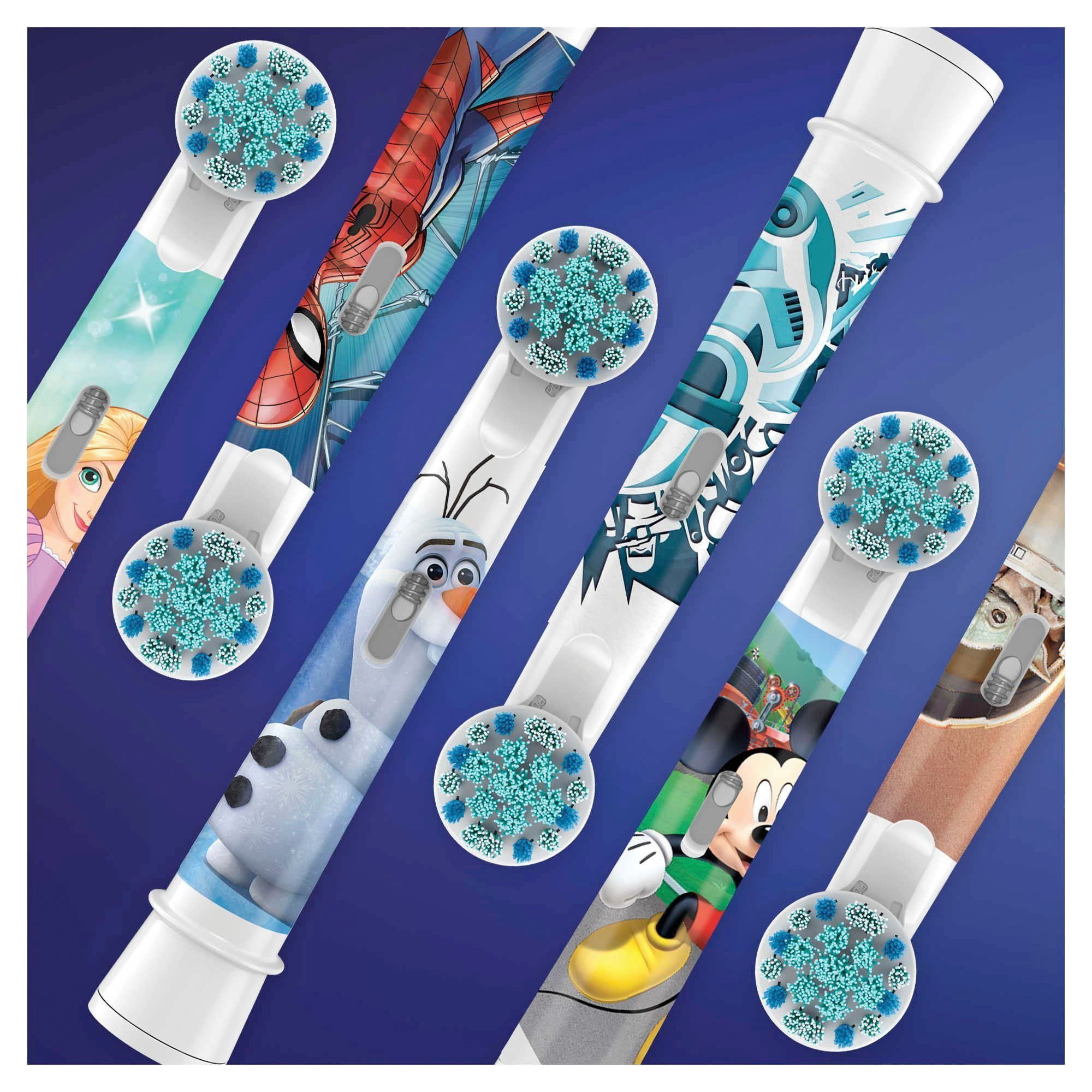 Oral-B Aufsteckbürsten Kids Frozen, extra weiche Borsten, ab 3 Jahren, Design kann variieren, 8 Stück