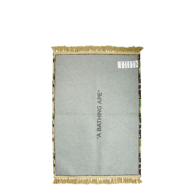 A Bathing Ape Abc Camo Rug 140 x 89 cm green