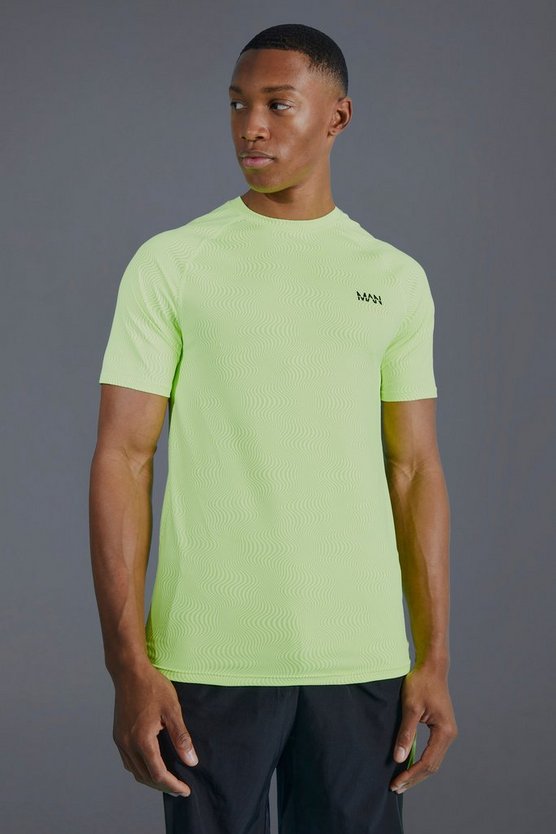 Man Active Muscle-Fit T-Shirt mit Print