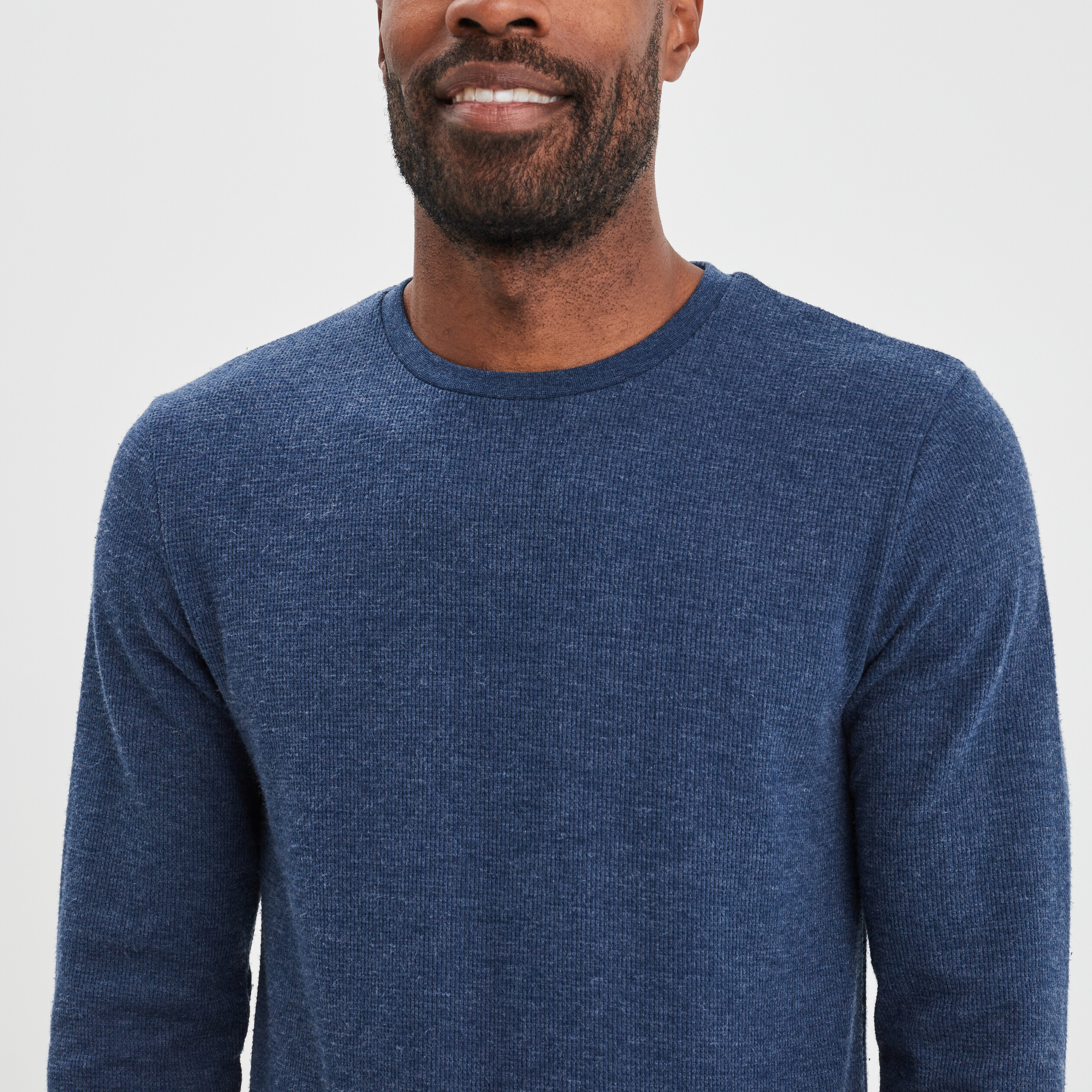 Ensemble pyjama pantalon 2 pièces bleu marine homme | La Halle