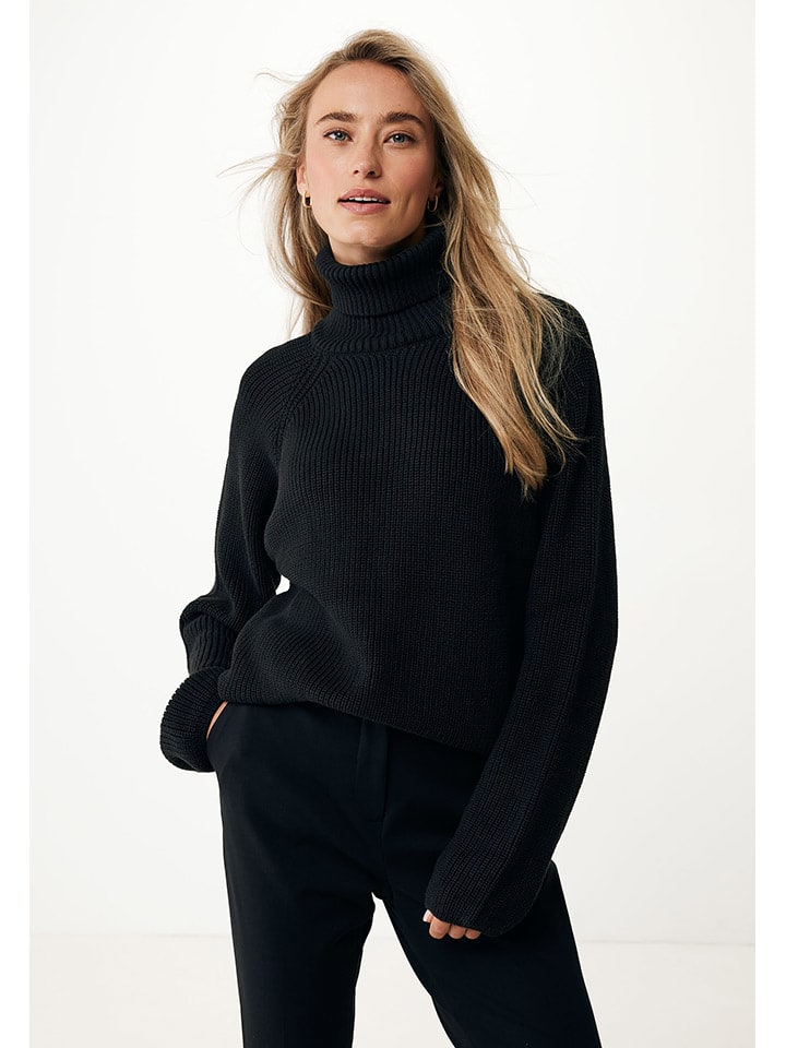 Mexx Rollkragenpullover in Schwarz günstig kaufen