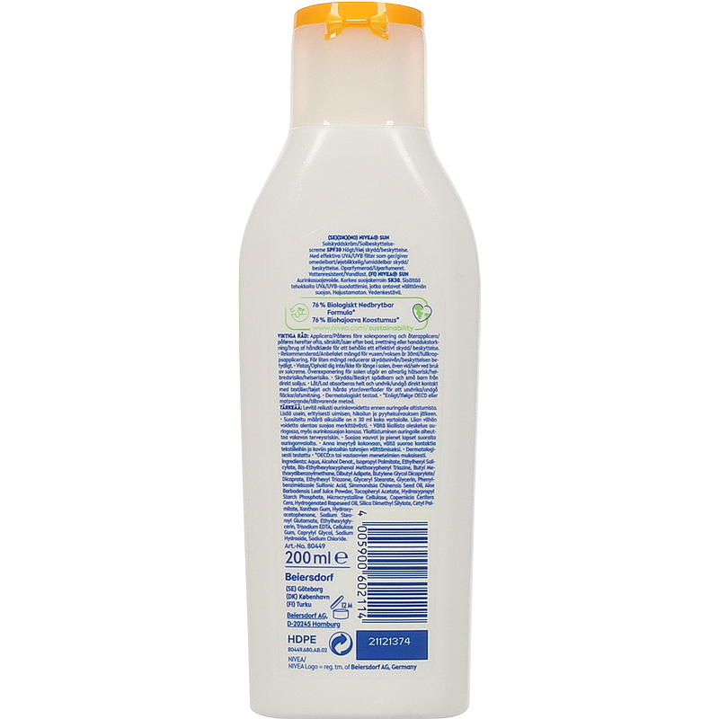 Nivea Nivea Sun SPF30 200 ml lotion Soothing