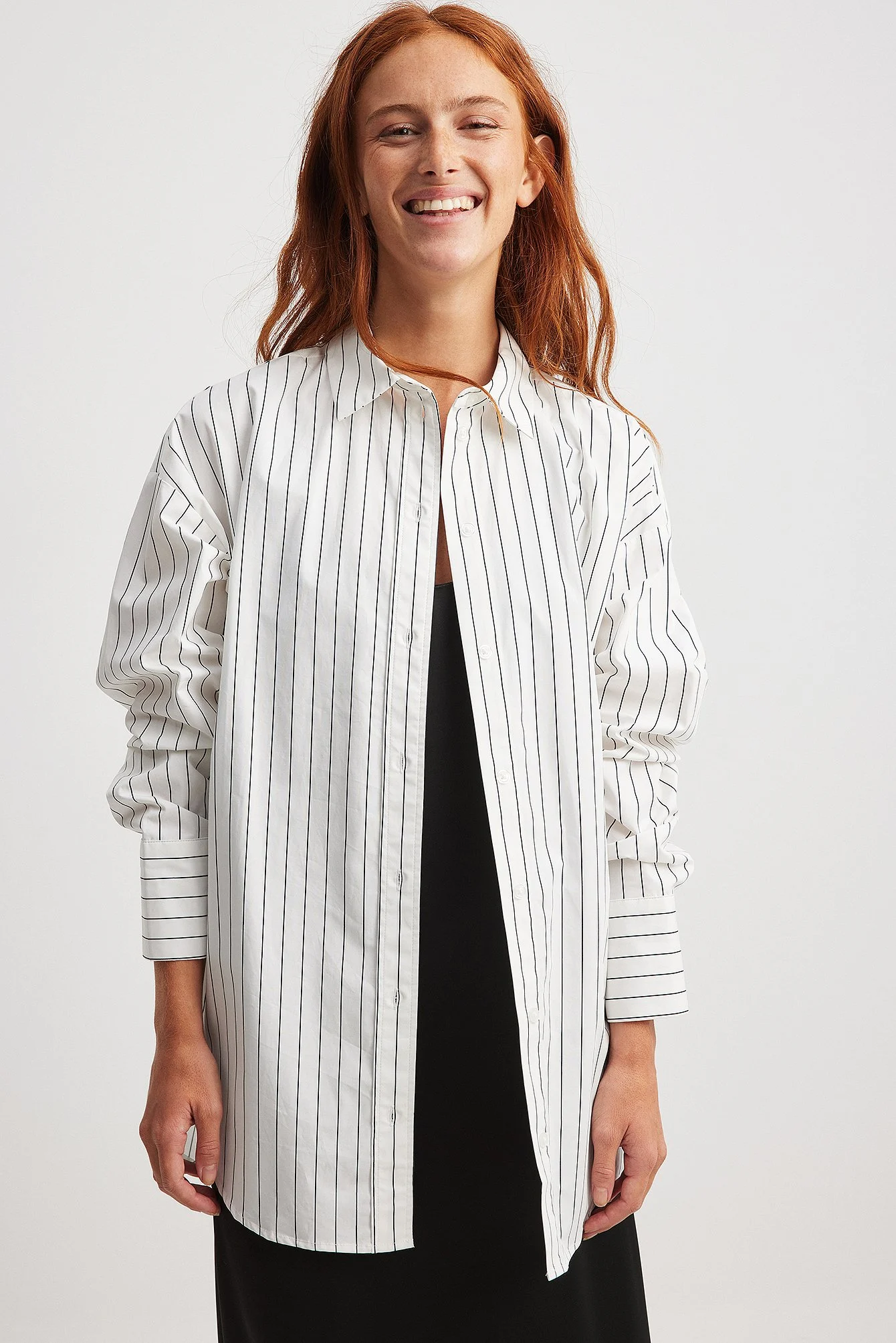 Oversized Baumwollhemd