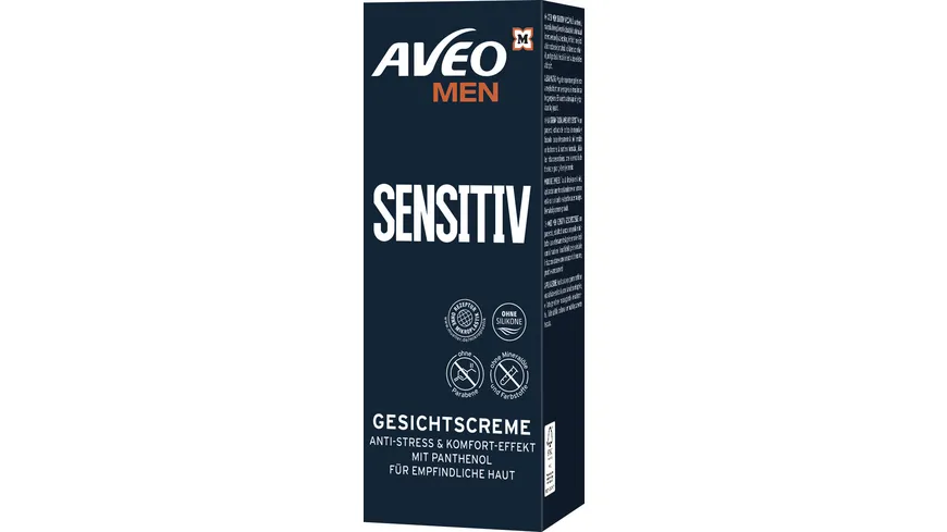 AVEO MEN Gesichtscreme Sensitiv 75 ml
