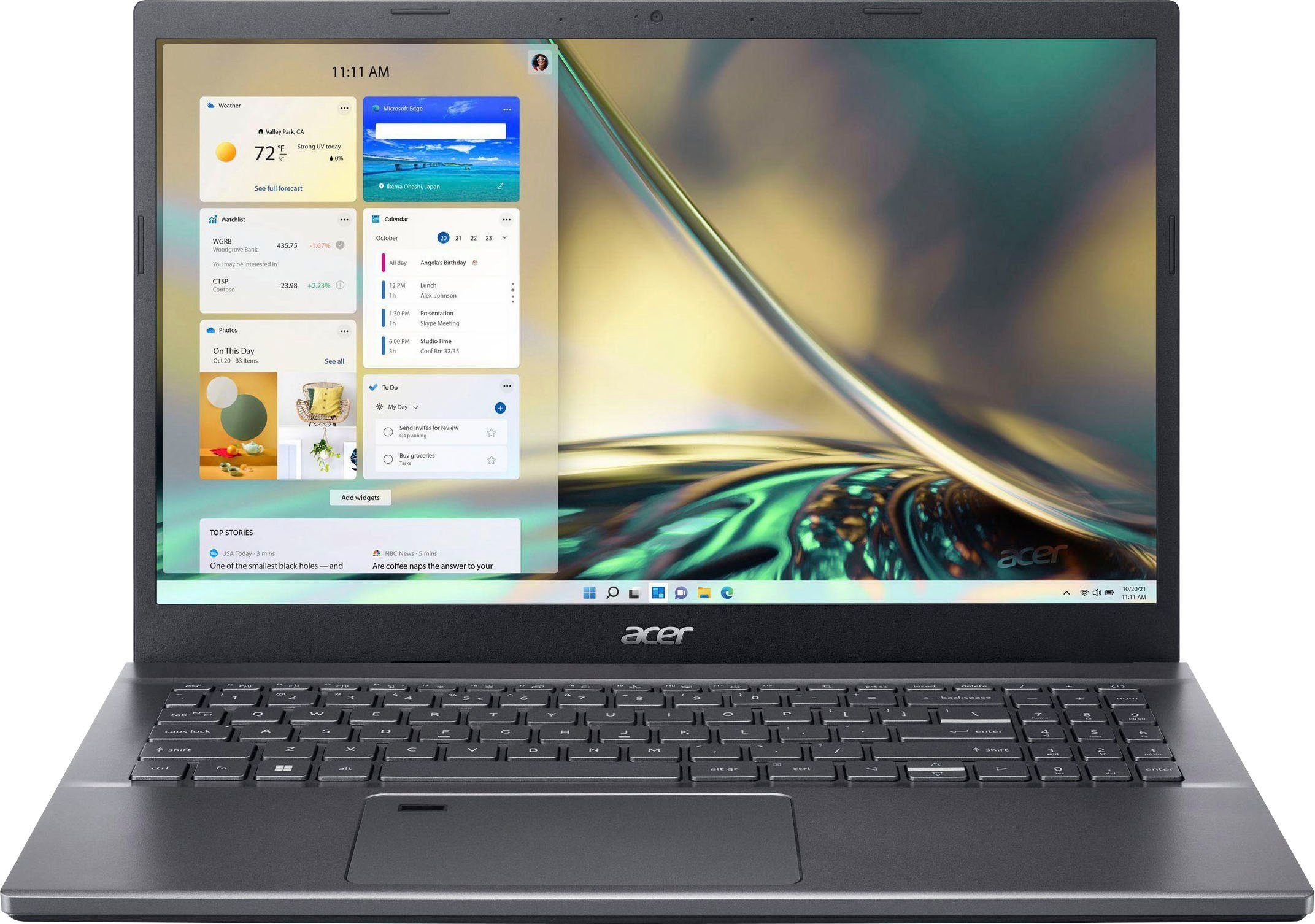 Acer A515-57-53QH Notebook (39,62 cm/15,6 Zoll, Intel Core i5 12450H, UHD Graphics, 512 GB SSD)