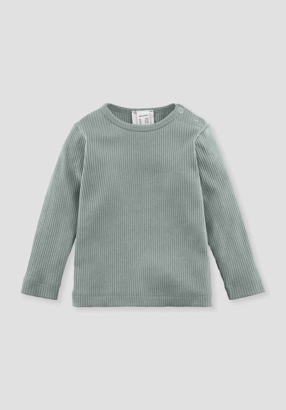 Shirt aus Bio-Baumwolle mit Schurwolle