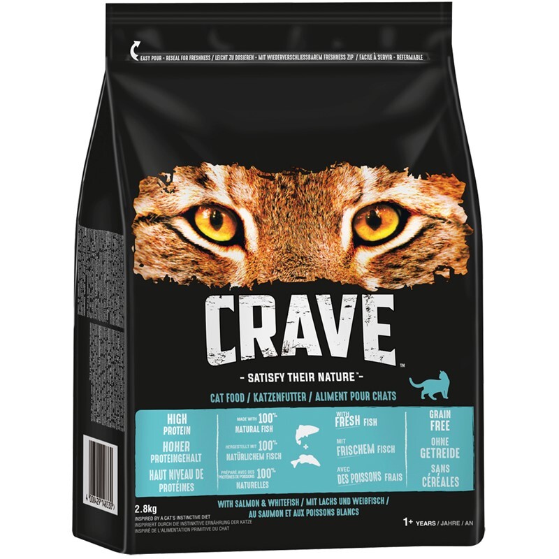 CRAVE Trockenfutter CRAVE mit Lachs und Weißfisch 2,8 kg