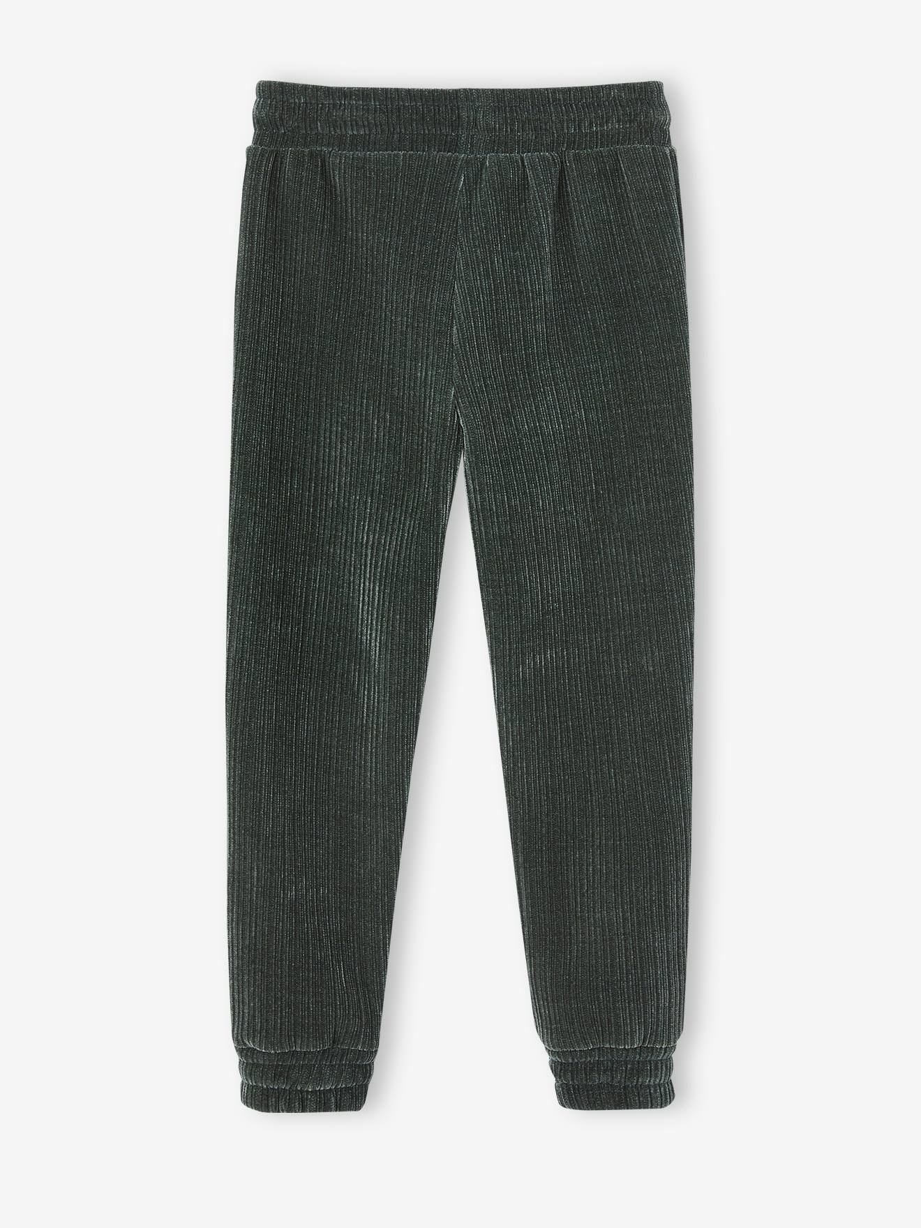 Vertbaudet Mädchen Joggpants aus Cord - grau meliert
