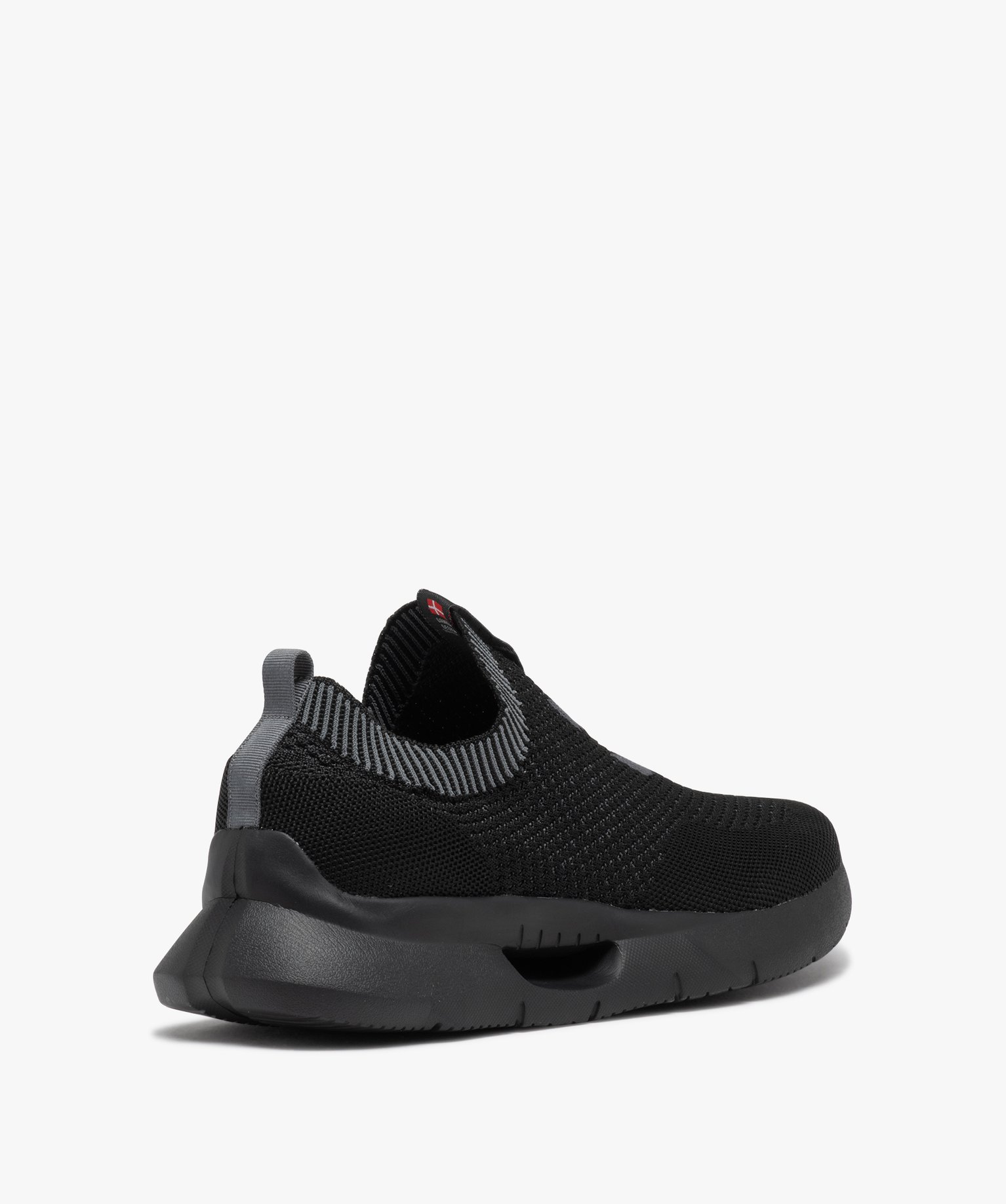 Baskets homme unies en mesh sans lacets - Hummel noir | GEMO