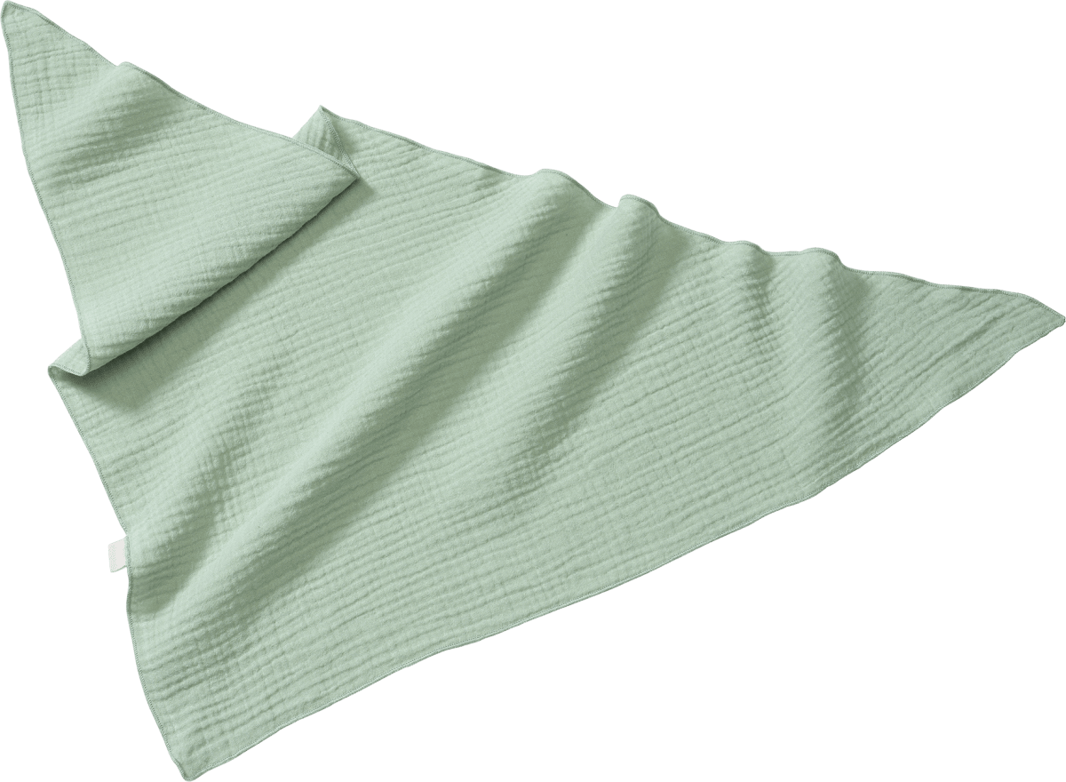 Schal aus Musselin, grün, 1 St