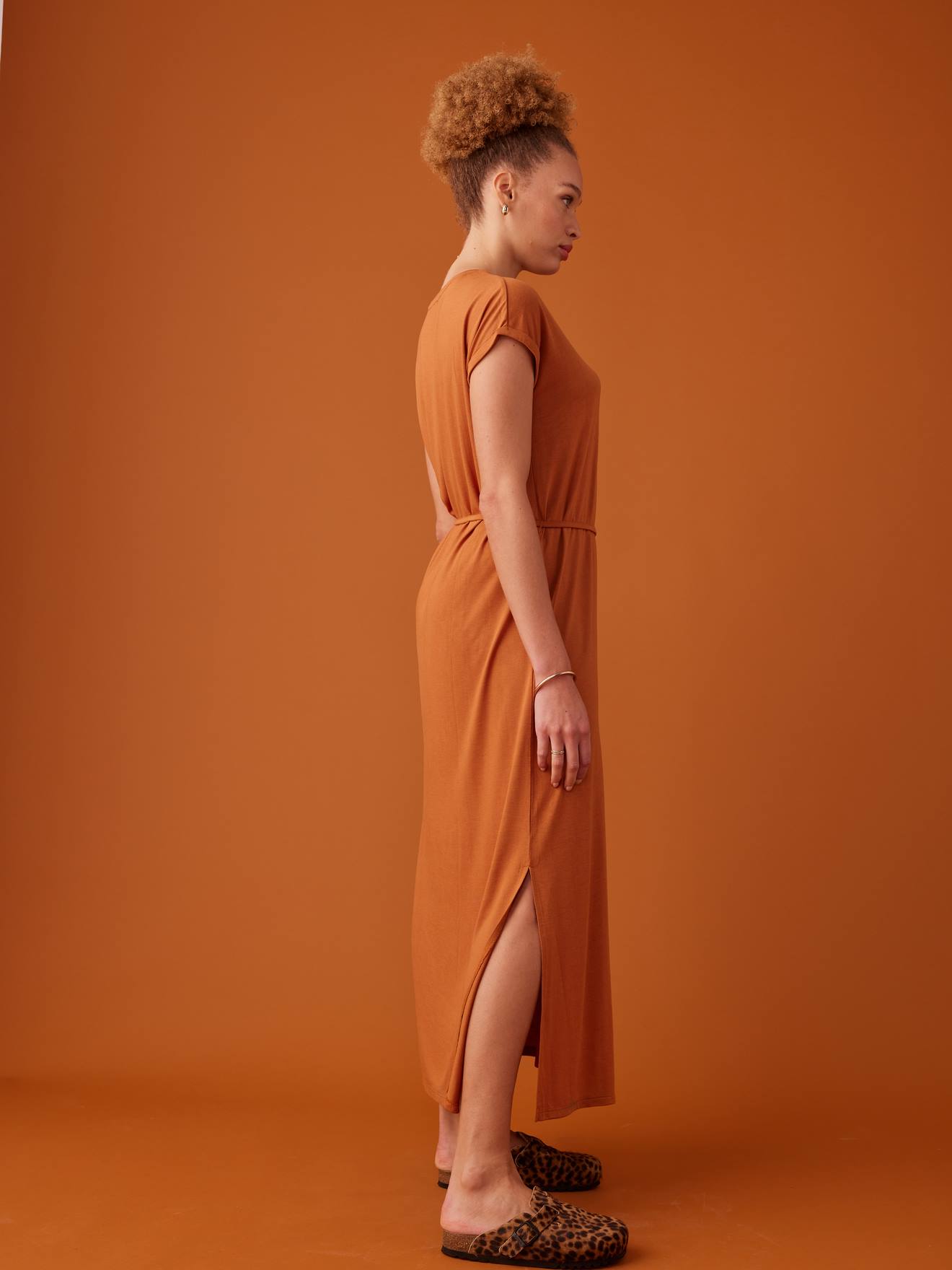 Envie de Fraise Maxikleid für die Schwangerschaft ENVIE DE FRAISE - karamell