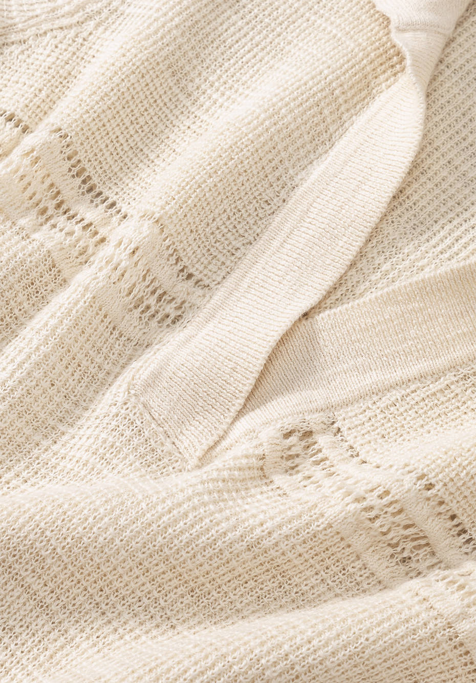 Strickkleid aus Leinen mit Bio-Baumwolle
