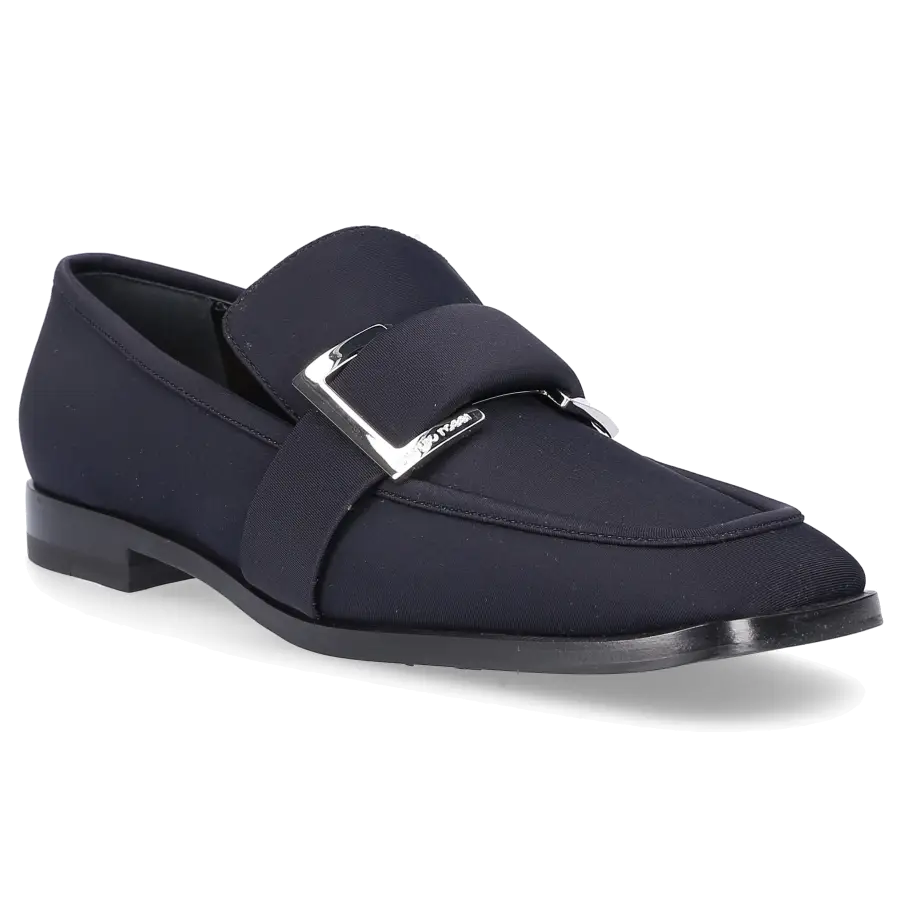 Sergio Rossi - Slipper SR PRINCE Polyamid Logo schwarz - schwarz