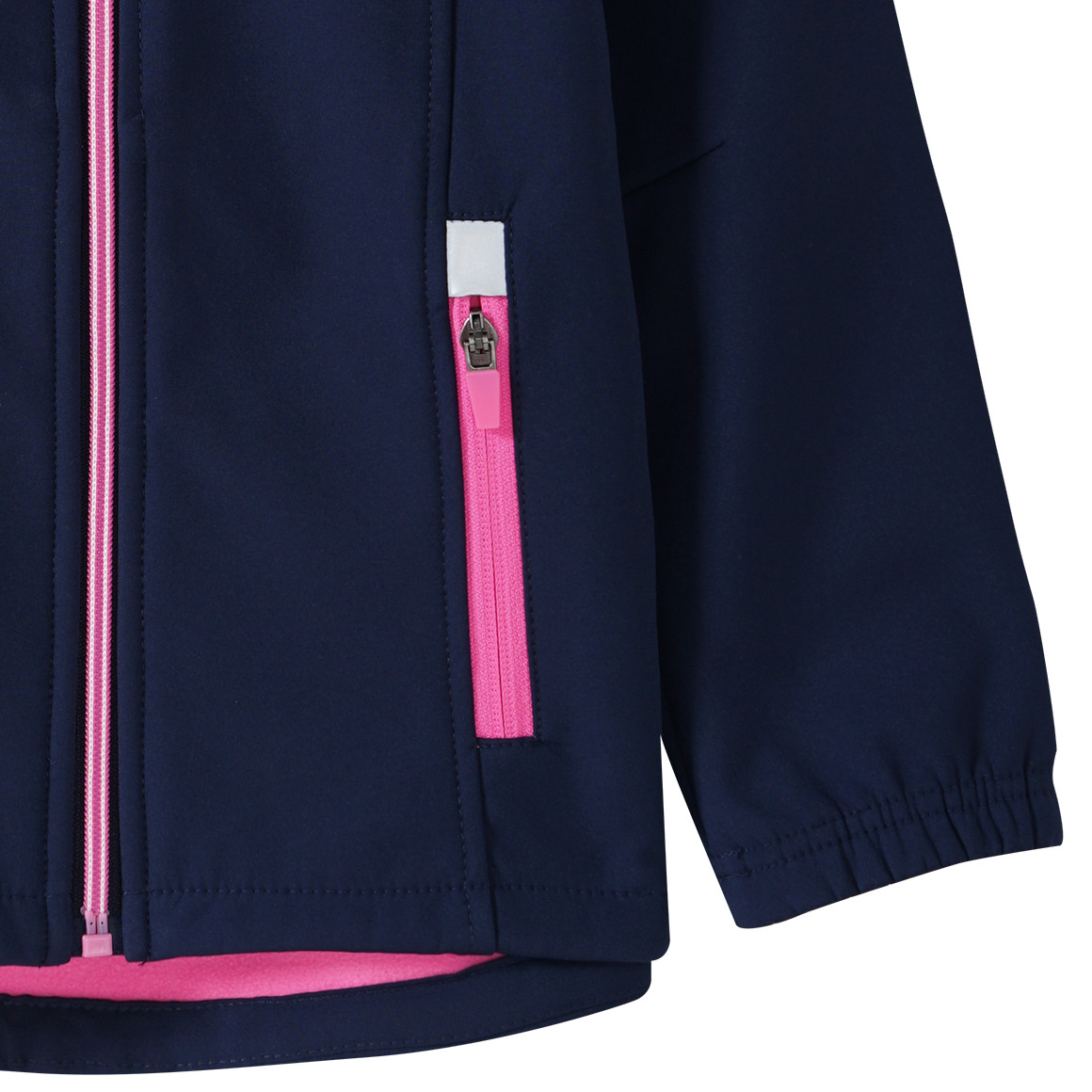 Mädchen Softshelljacke mit Kapuze
