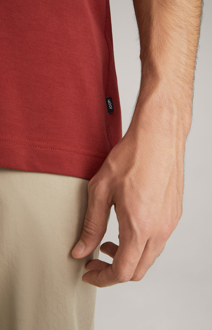 Baumwoll-Poloshirt Primus in Rost