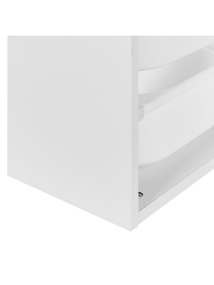Beliani Ablageregal TOBIN in Weiß - (W) 98 x (H) 29 x (L) 21 cm günstig kaufen onesize