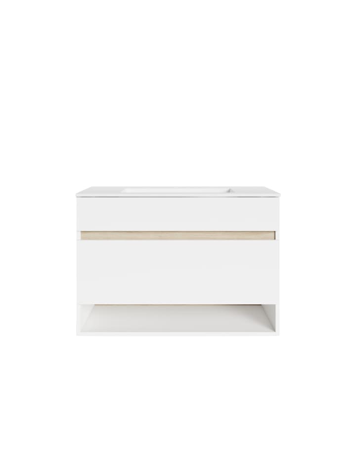 byLiving Waschtisch Marino in Weiß - (B) 80 x (H) 56 x (T) 40 cm günstig kaufen onesize