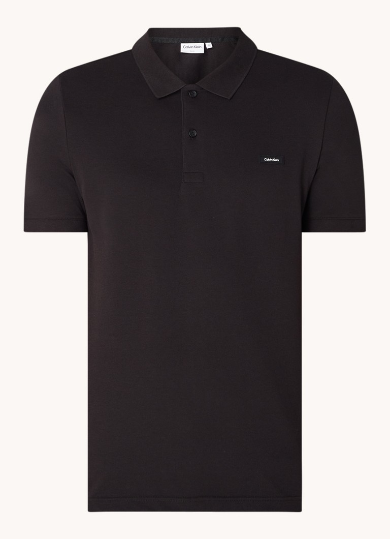Calvin Klein slim-fit polo shirt made of cotton piqué with logo