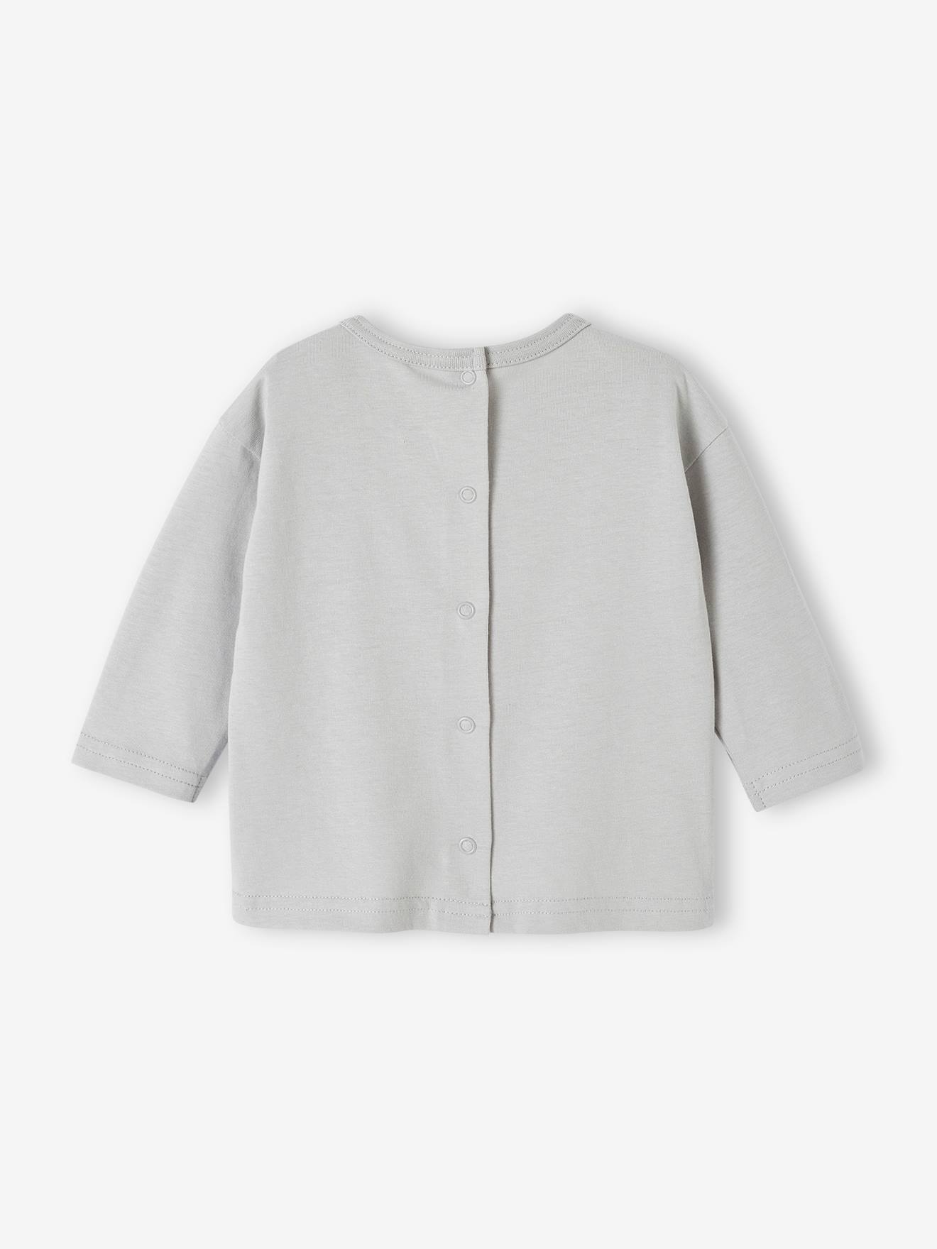 Vertbaudet Baby Shirt MON PETIT CAPITAINE, personalisierbar - wollweiß