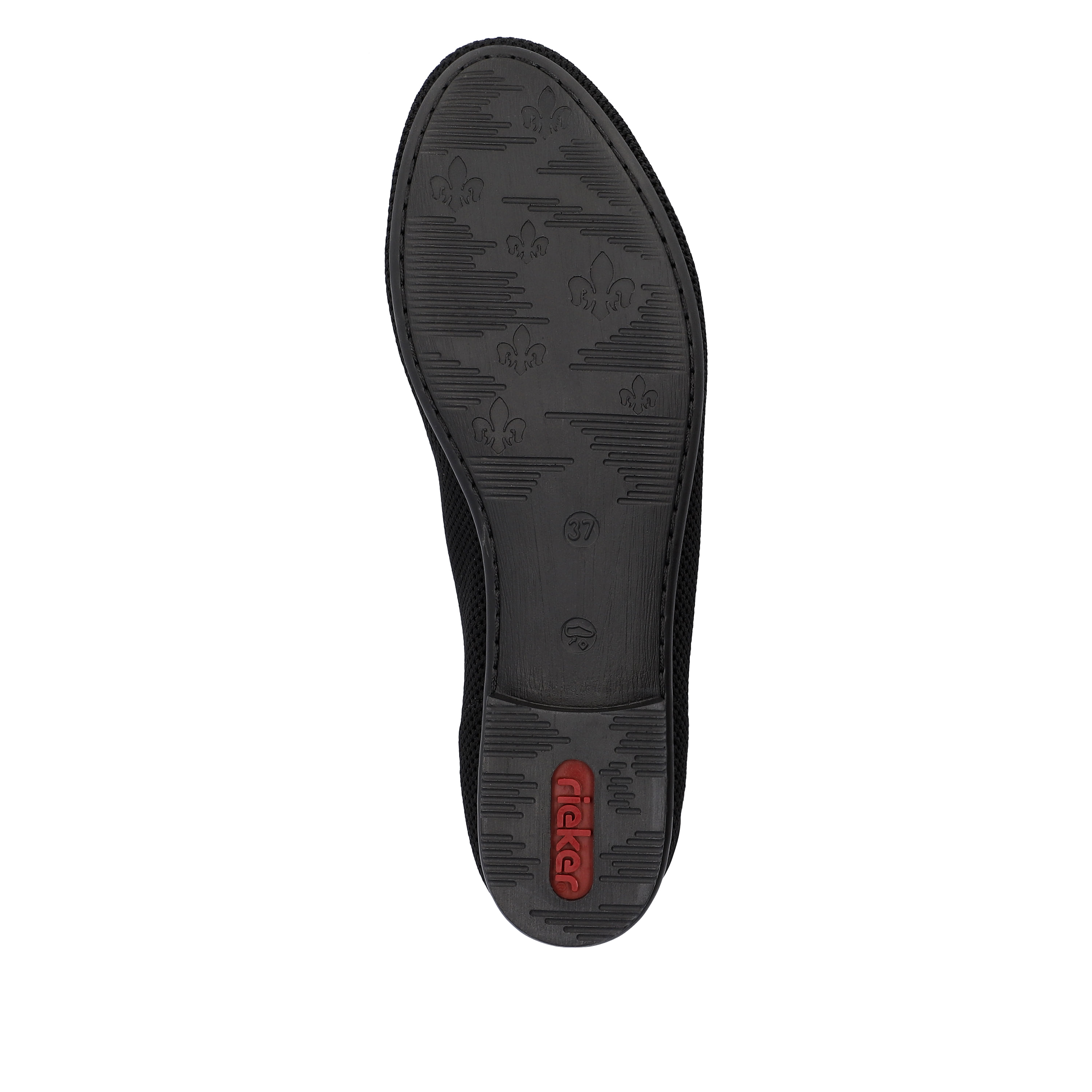 Rieker Damen Slipper tiefschwarz