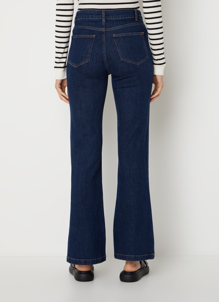 Jeans a zampa d'elefante a vita alta Gerard Darel Elyor, lavaggio scuro