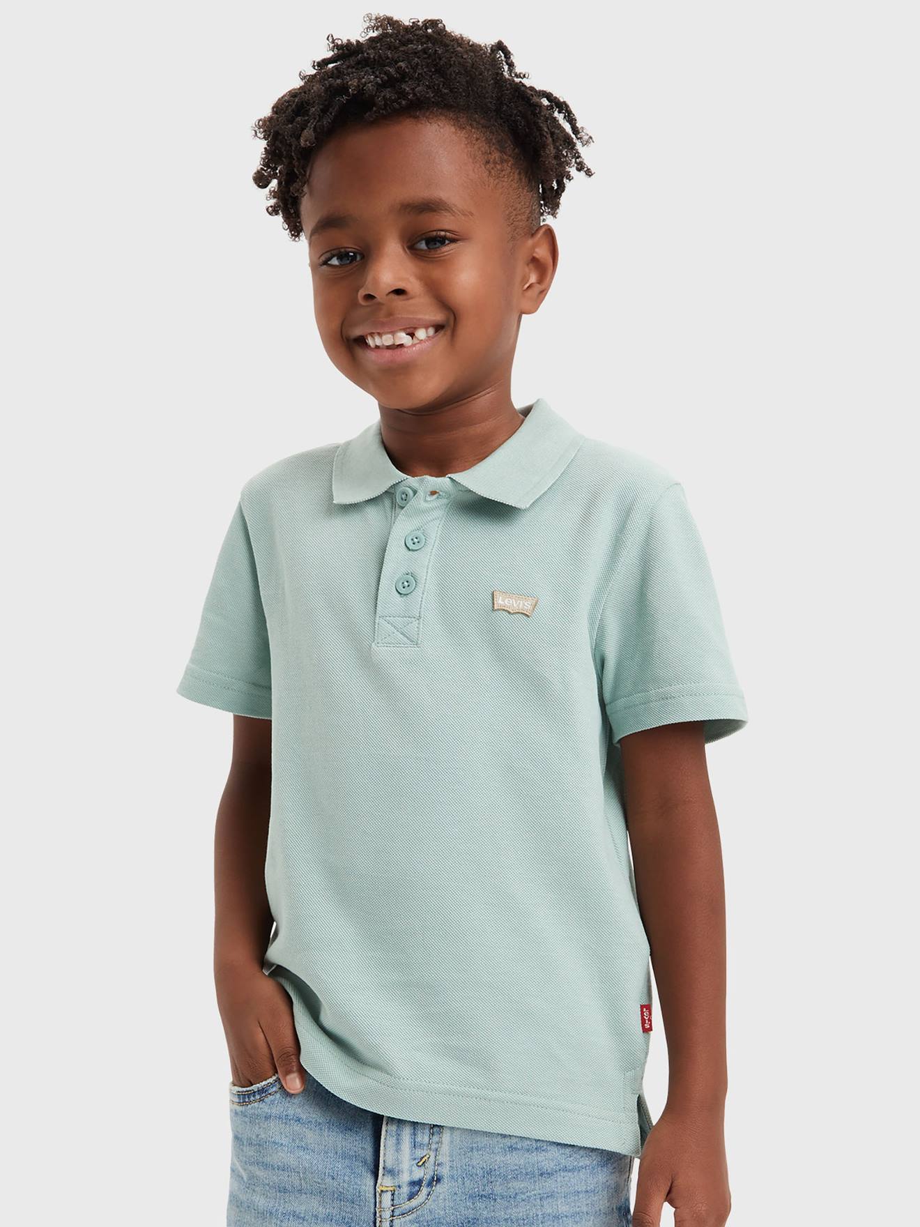 Levis Jungen Poloshirt Levi's - mandelgrün