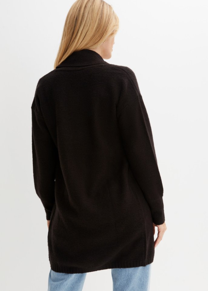 Longstrickjacke