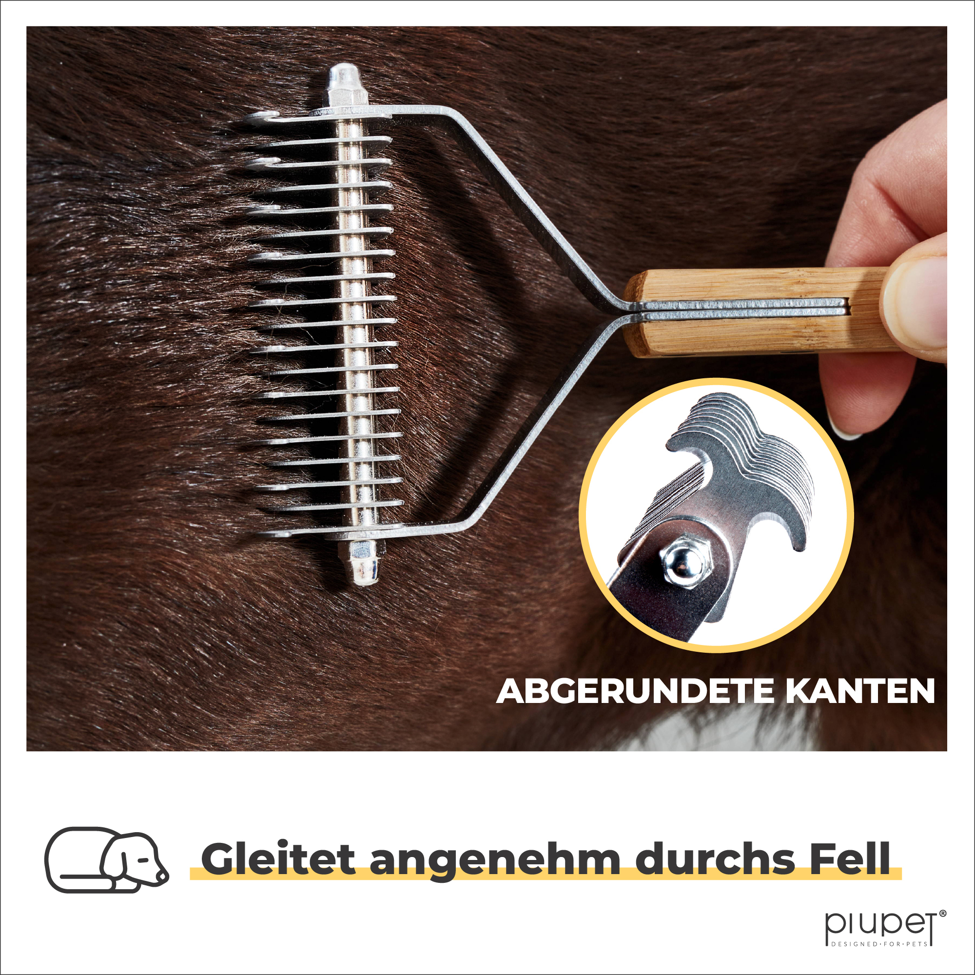 PIUPET Fellpflege PIUPET Unterfellbürste