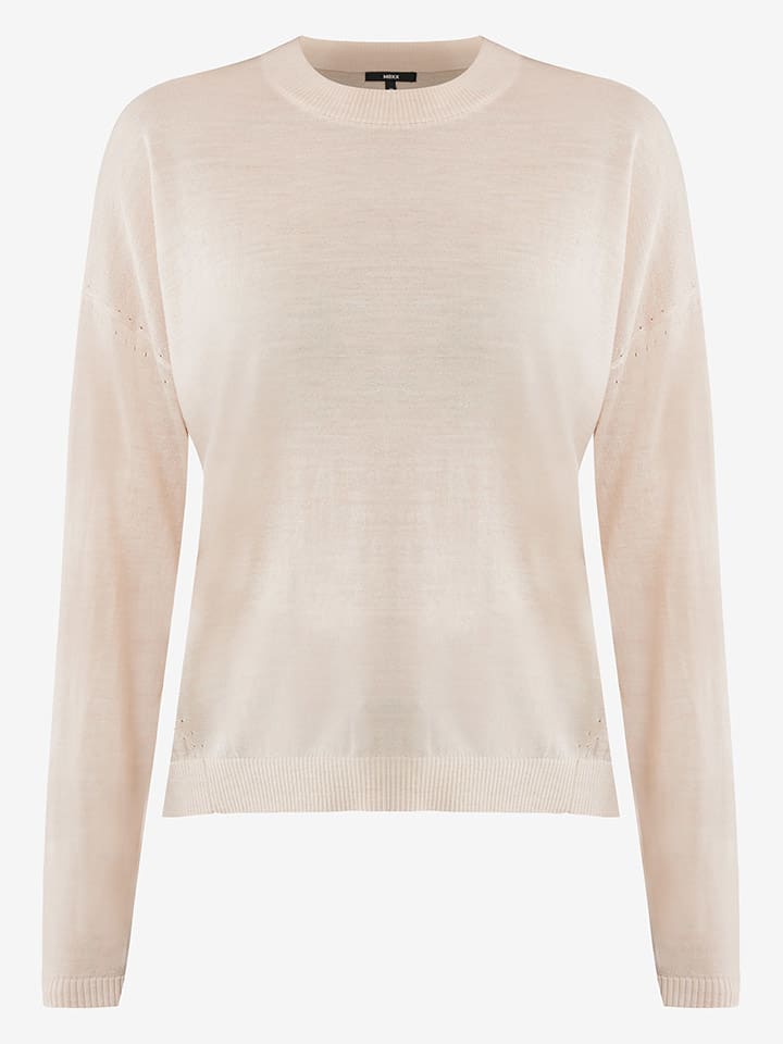 Mexx Wollpullover in Creme günstig kaufen