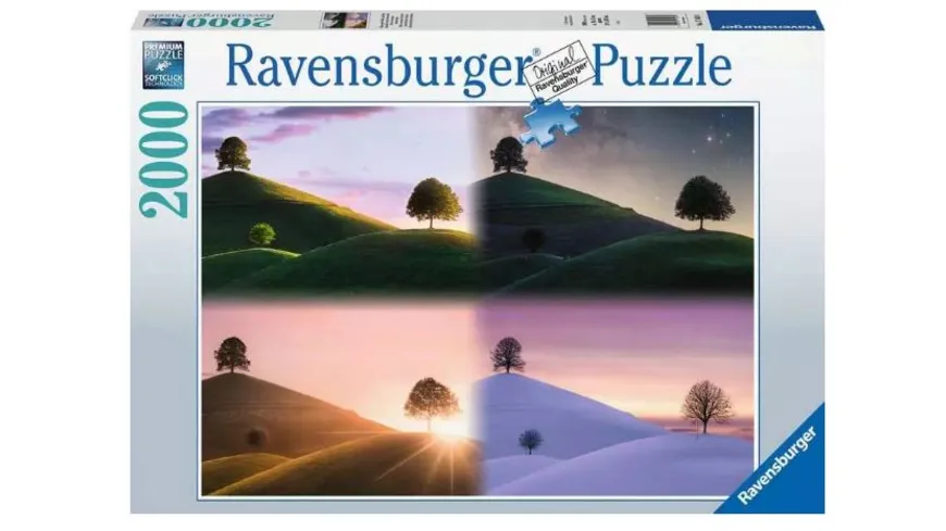 Ravensburger Puzzle - Stimmungsvolle Bäume und Berge, 2000 Teile