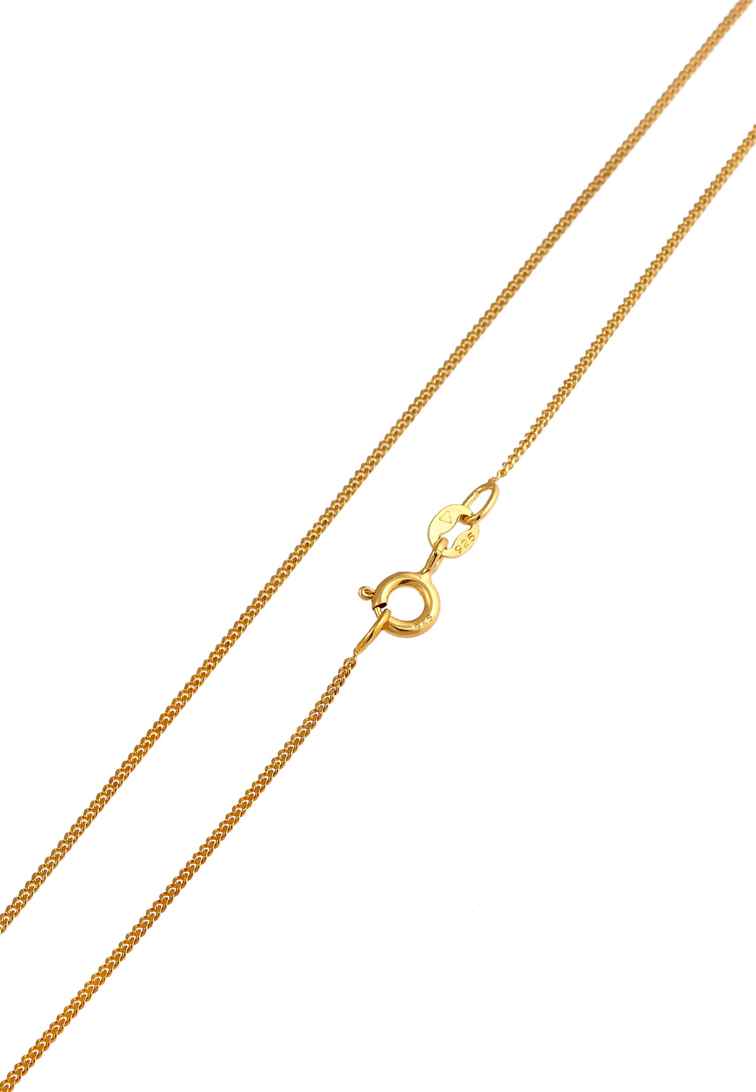Ciondolo da donna Elli, minimalista, con perla coltivata d'acqua dolce in argento sterling 925 placcato oro.