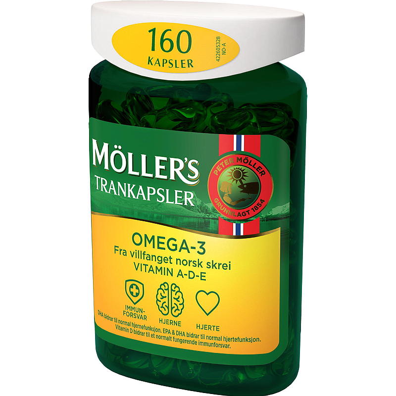 Möller's Möller`s trankapsler Omega -3 160 stk