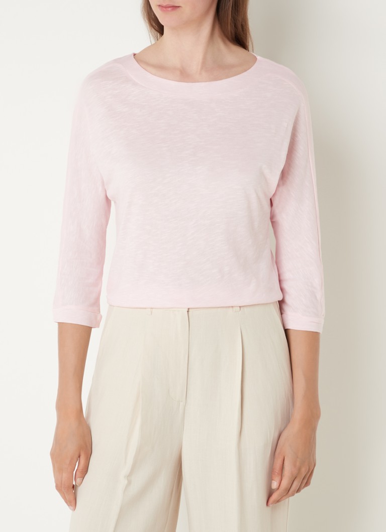 Phase Eight  Belle Scoop Neck Top Pale Pink
