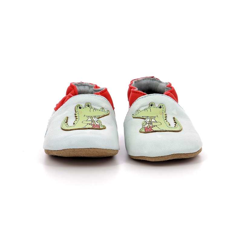 Chaussons cuir tannage vegetal Relax Croco