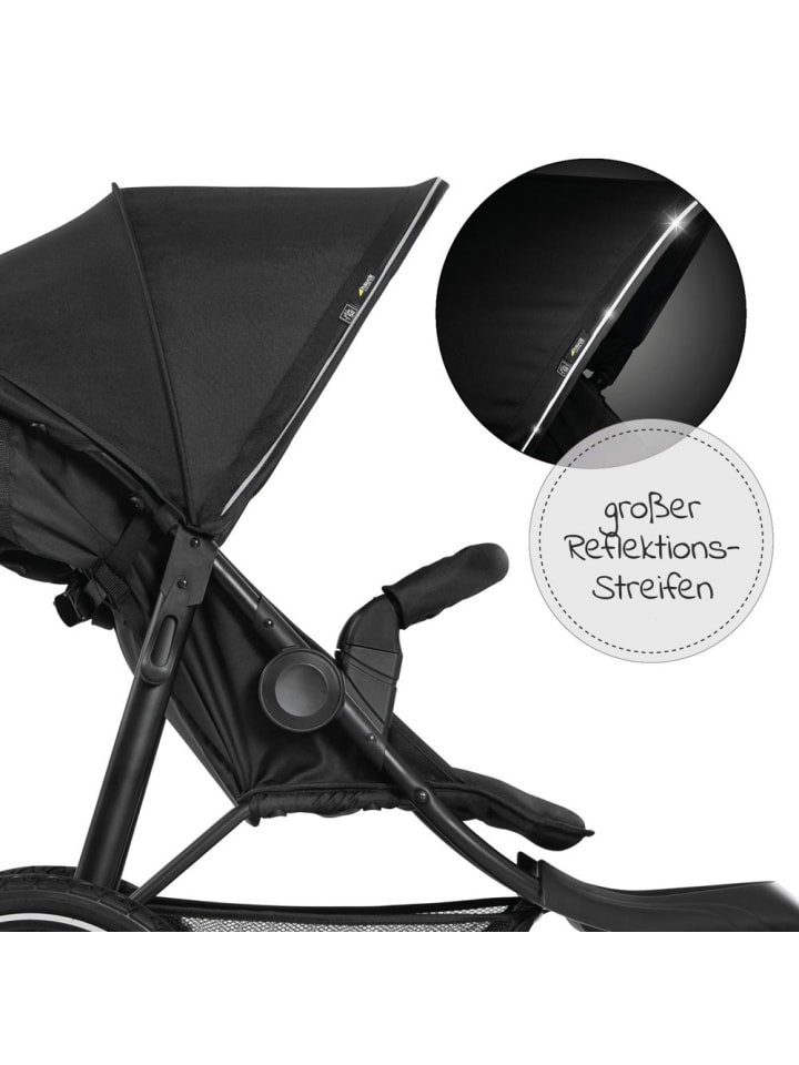 Hauck Sportwagen & Jogger Runner 2 (mit großen Luftreifen) in schwarz günstig kaufen onesize