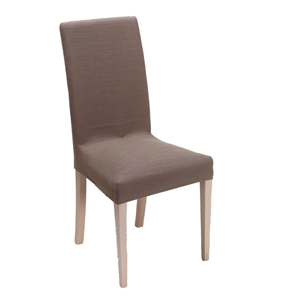 Housse chaise unie extensible