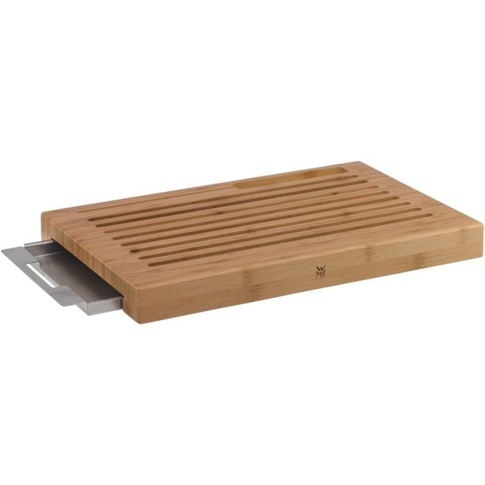 Smart Storage Brotschneidebrett mit Auffangschale Schneidebrett, 44 x 27 cm