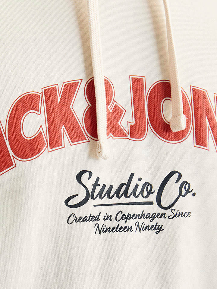 Jack & Jones Hoodie in Creme günstig kaufen
