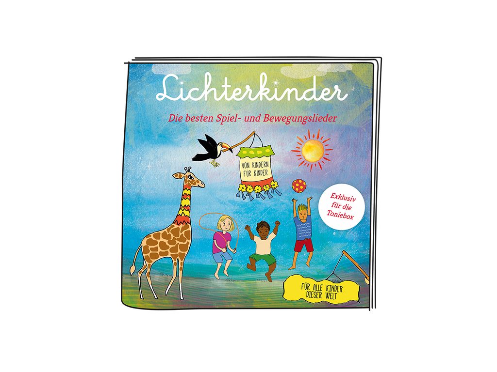 tonies Hörspielfigur Lichterkinder- Die besten Spiel- und Bewegungslieder, (1-St), magnethaftend,handbemalt,integrierter NFC-Chip