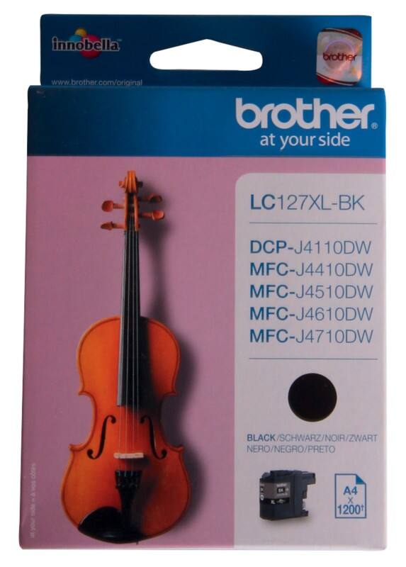 Brother LC127XLBK Original Tintenpatrone Schwarz