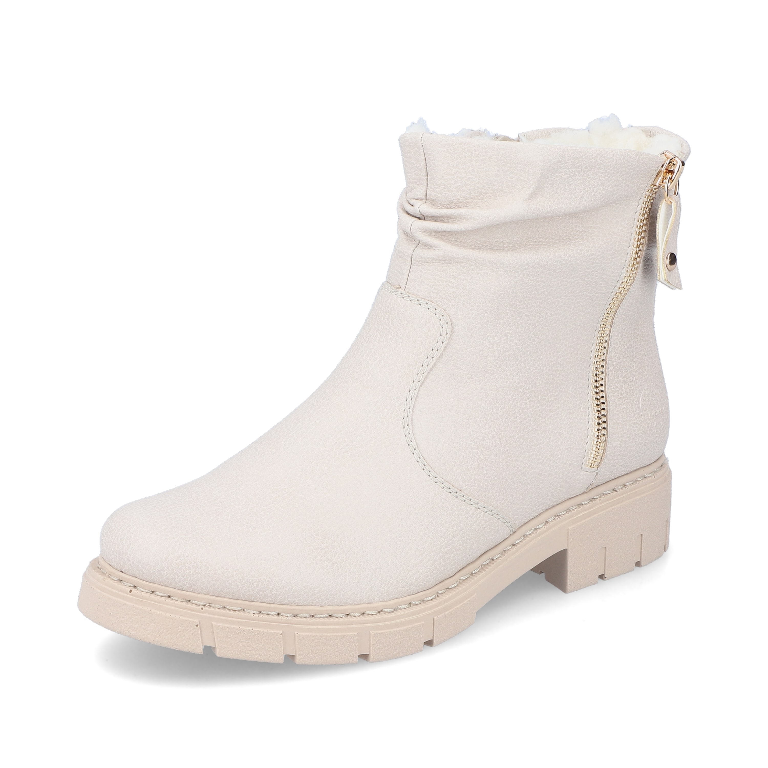 Rieker Damen Kurzstiefel hellbeige