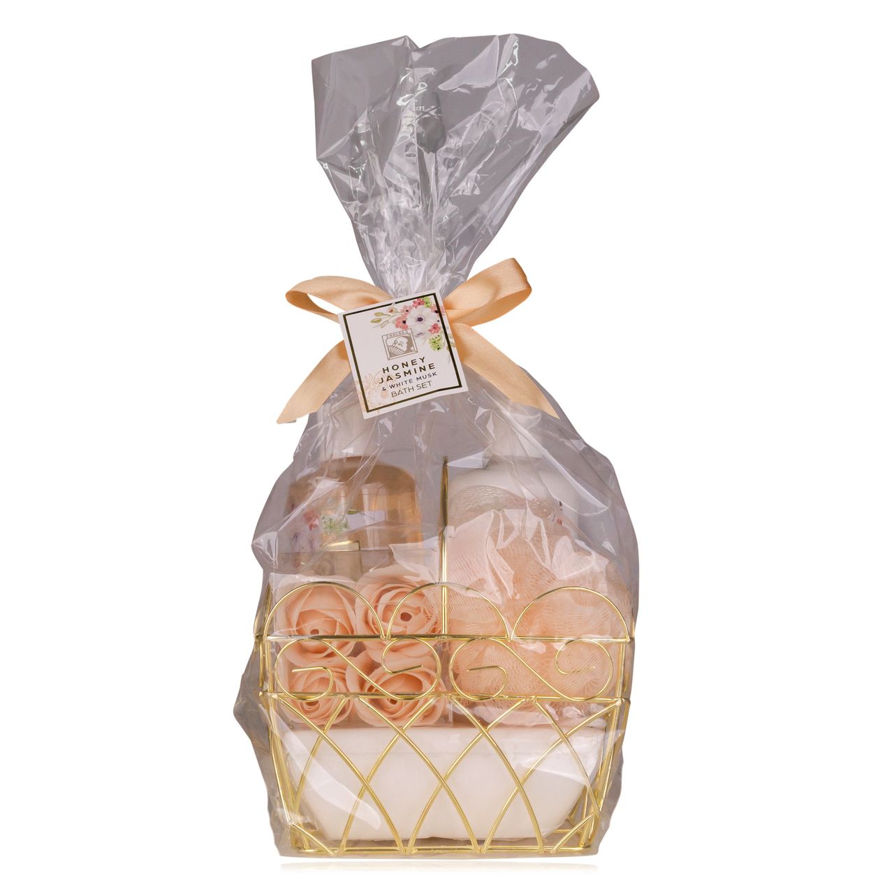 accentra Badeset HONEY JASMINE in Drahtkorb