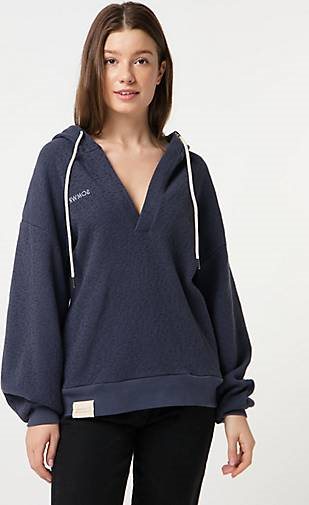SOMWR Hoodie Essential V-Neck Hoodie Knitted