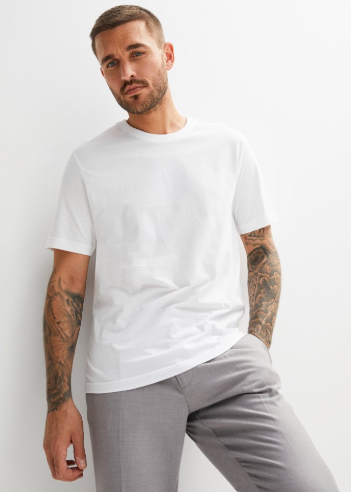 T-Shirt (2er Pack) aus Bio Baumwolle