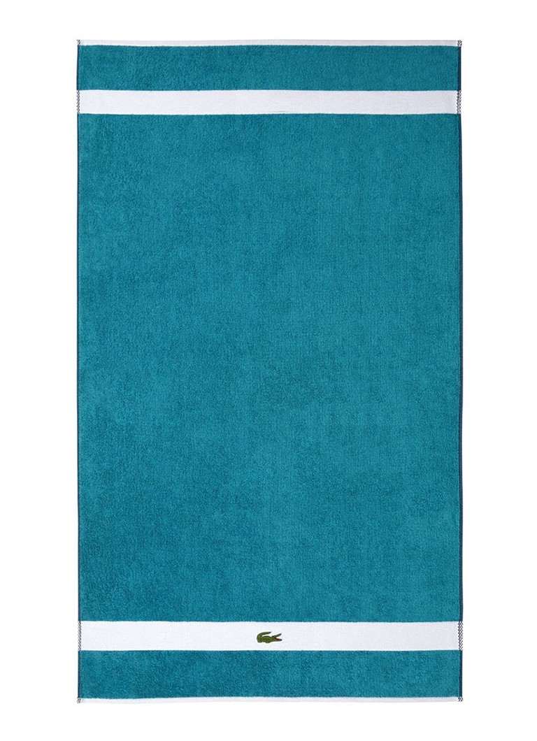 Prosop de baie Lacoste bleumarin din bumbac organic - 90 x 150 cm