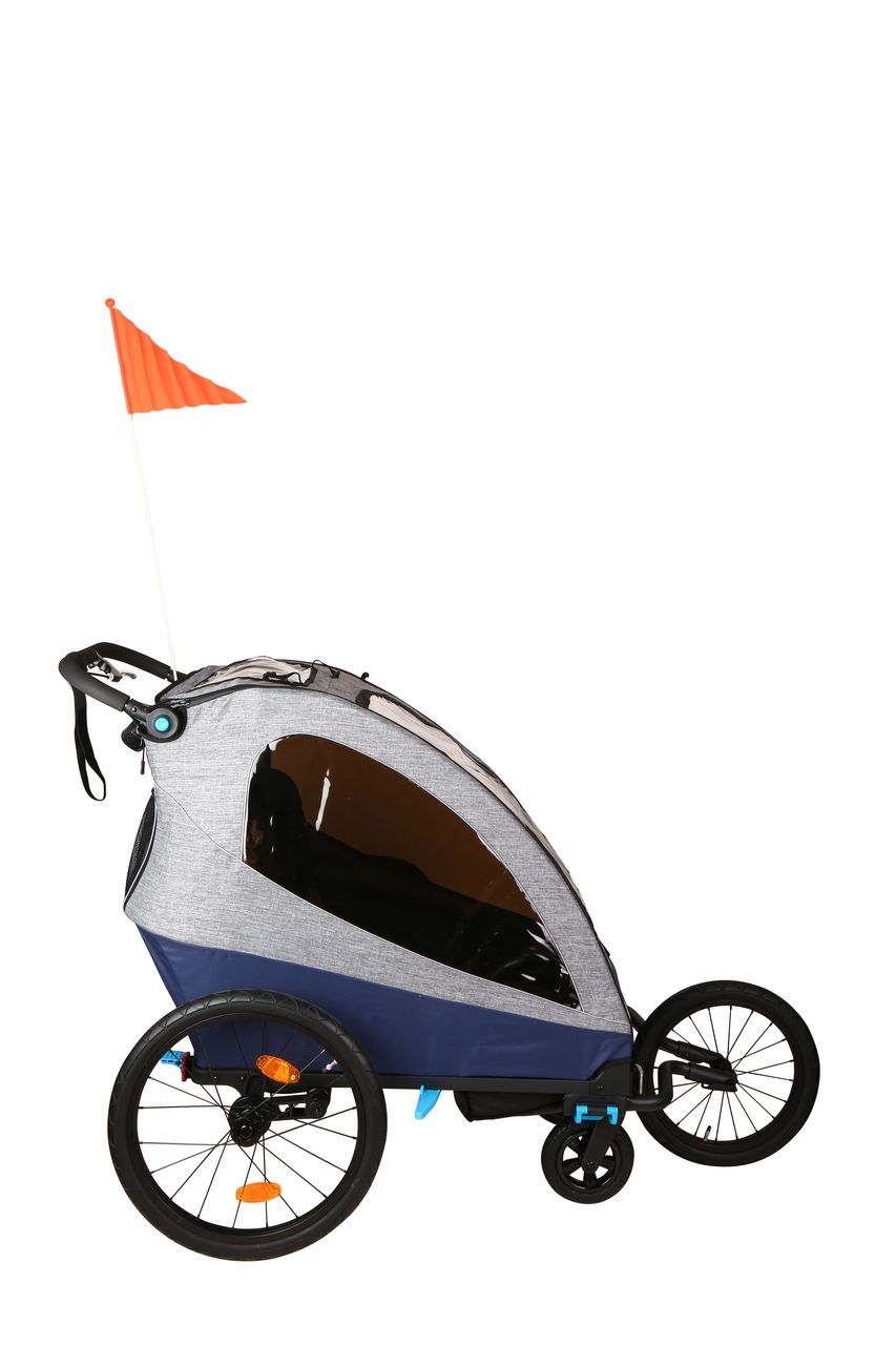 Econ- Way Econ-Way 3in1 Alu 2er Kinderwagen Fahrradanhänger & Joggingwagen faltbar inkl. Zubehör