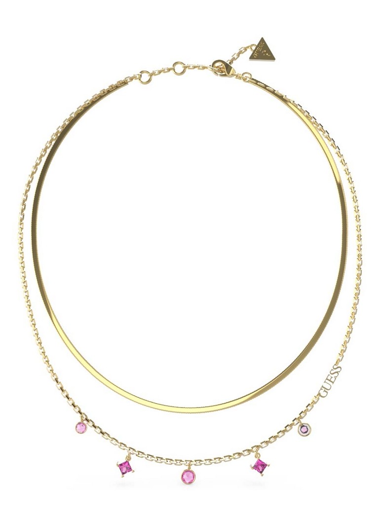 GUESS Necklace with zirconia JUBN03067JWYGFCT-U