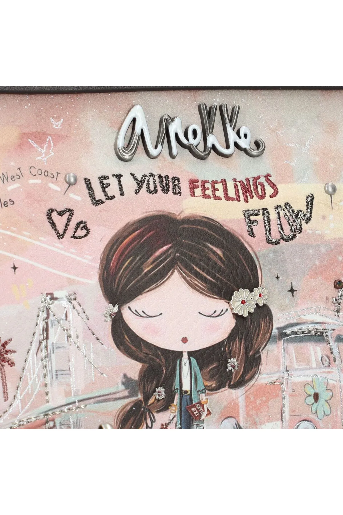 Anekke  Peace & Love Umhängetasche 23 cm